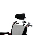 Karman Healthcare Karman Healthcare Karman-HR-FLD-115-S 7-8 in. Handle Frame Foldable Rigidfy Headrest - Small Karman-HR-FLD-115-S